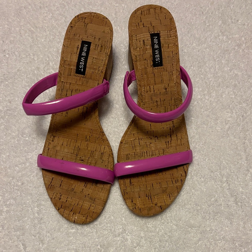 Nine West Fuchsia Sandals